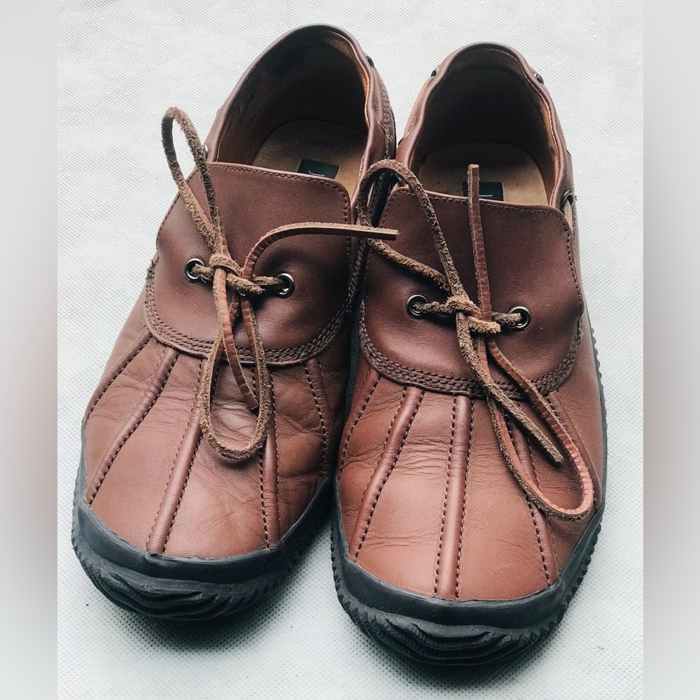 J.CREW Leather Duck Moccasins